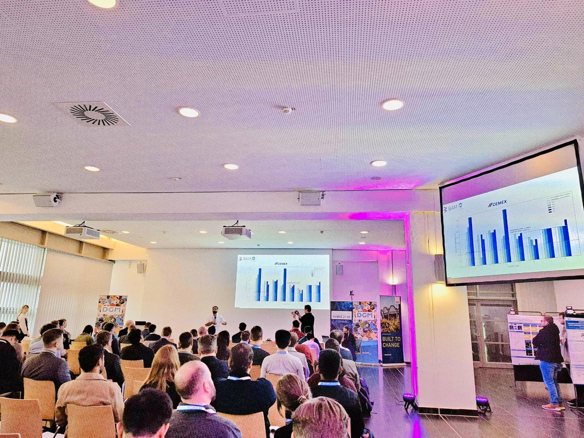 ReincarnateEU's tweet image. 🌱 Presentation of #SLAMD at #AIMSE2025

@BAMResearch shared new results on #AI-assisted #sustainablematerial development &amp;amp; showed 2⃣ @Reincarnate_EU demo cases:

▶️Cemex: mixes targeting 120% recycled aggregates

▶️Ragn-Sells: &amp;gt;30% cement replacement 

🔗reincarnate-project.eu/aimse-2025-con…