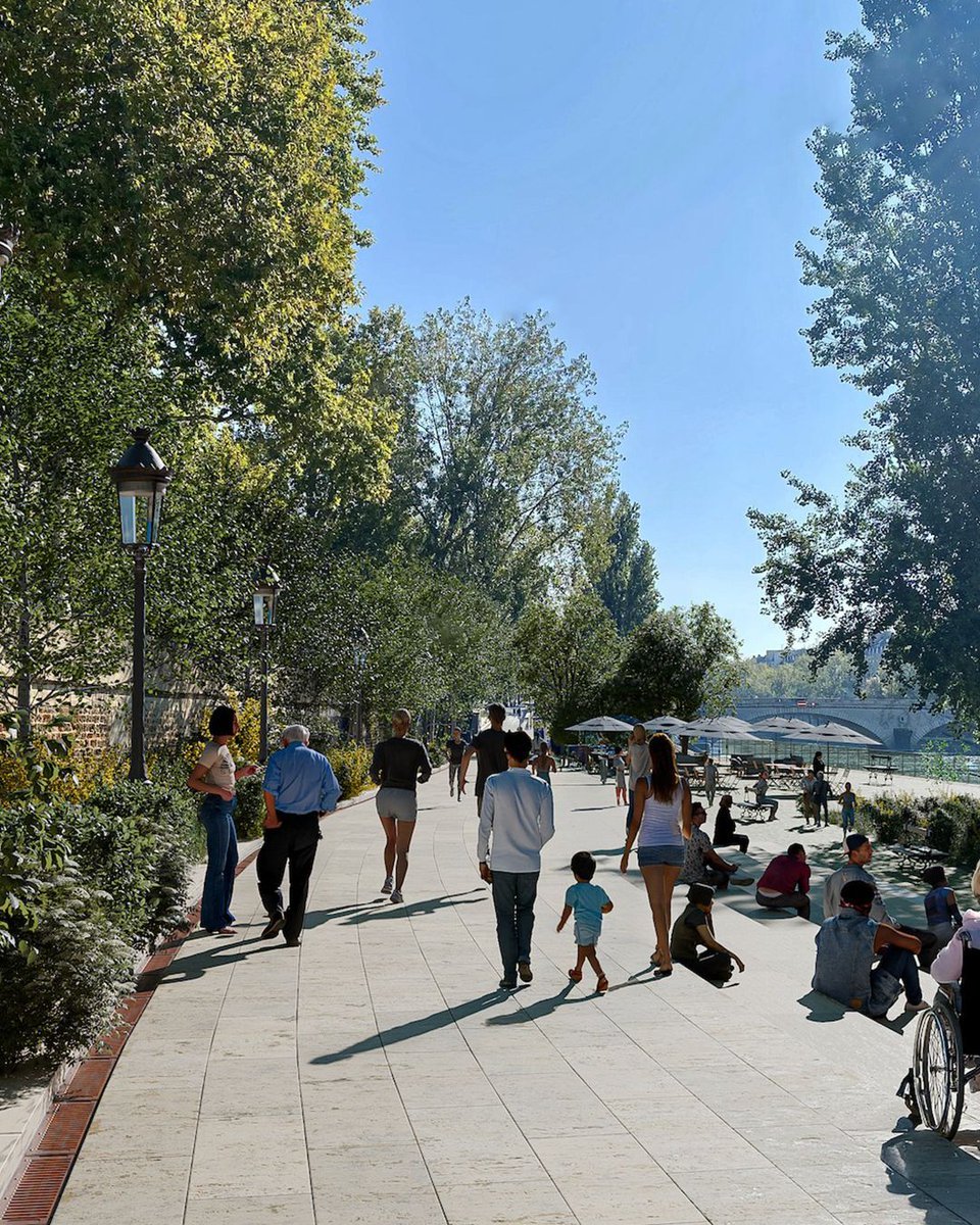 🗼🌳En mars 2026, concernant les #quais de la #Seine à #Paris, vous aurez le choix entre:    

1/ Le projet Grégoire/Brossat conçu en 5 secondes par l'IA et ChatGpt    

2/ Le parc à thème canin de M. Bournazel    

3/ Le grand parc urbain patrimonial de Mme Dati, pensé avec