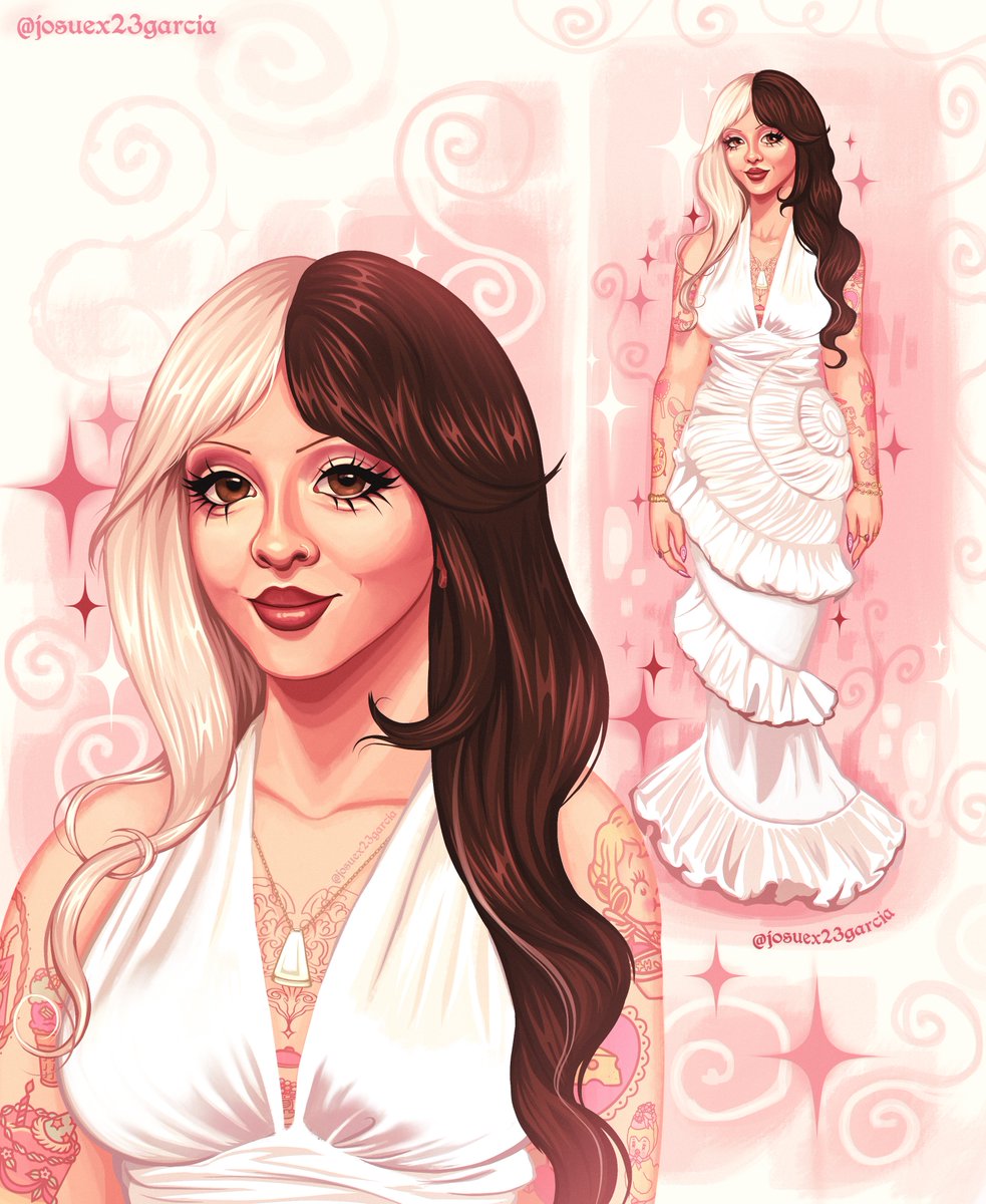 josuex23garcia's tweet image. ⋅˚₊‧ 𐙚🌸𝐌𝐞𝐥𝐚𝐧𝐢𝐞 𝐌𝐚𝐫𝐭𝐢𝐧𝐞𝐳🪽་༘࿐
hey everyone!! i'm back with a new special artwork i made for my angel, the one and only @MelanieLBBH 🤍 she looked absolutely beautiful yesterday at the Variety Hitmakers event.💗🦢