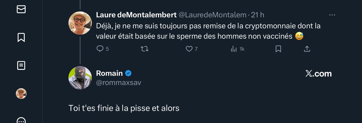 LauredeMontalem's tweet image. #complotisme et #Spermatozoïdes (suite)
J’ai encore un admirateur 😅
Il est joli avec sa cagoule, non ?