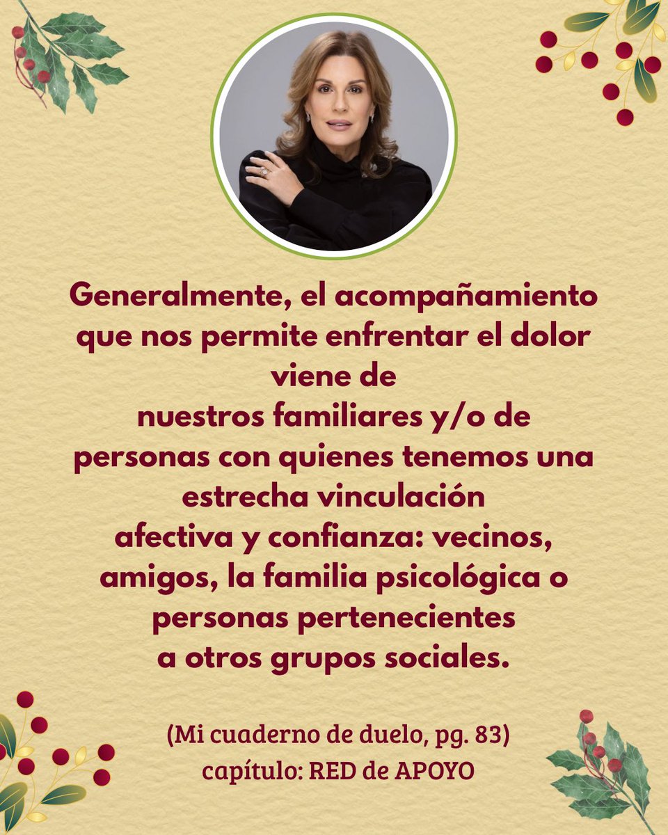 DOLIENTES y NAVIDAD

¡Buen domingo! ☕️🌲📒

En esta época de Navidad 🎄a muchos dolientes les puede resultar un tiempo desafiante y donde el dolor se amplifica por el significado mundial de estas festividades. 
🍃Una manera de que su dolor sea legitimizado o reconocido es