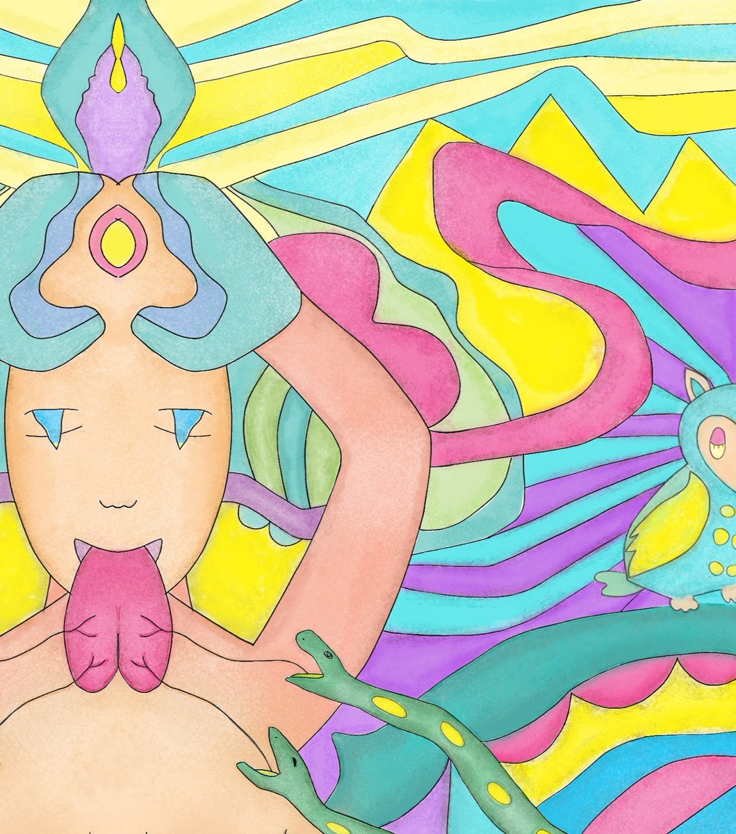 stardustart0's tweet image. gm gm ✨ 

sometimes i think about my work day and night...
 some pieces stay with me for a long time and they change alot.
“kali” is one of them. i’ve  recreat this work three times… and changed her name. she grows with me every time i work on her.

hope i finish all 7 pieces…