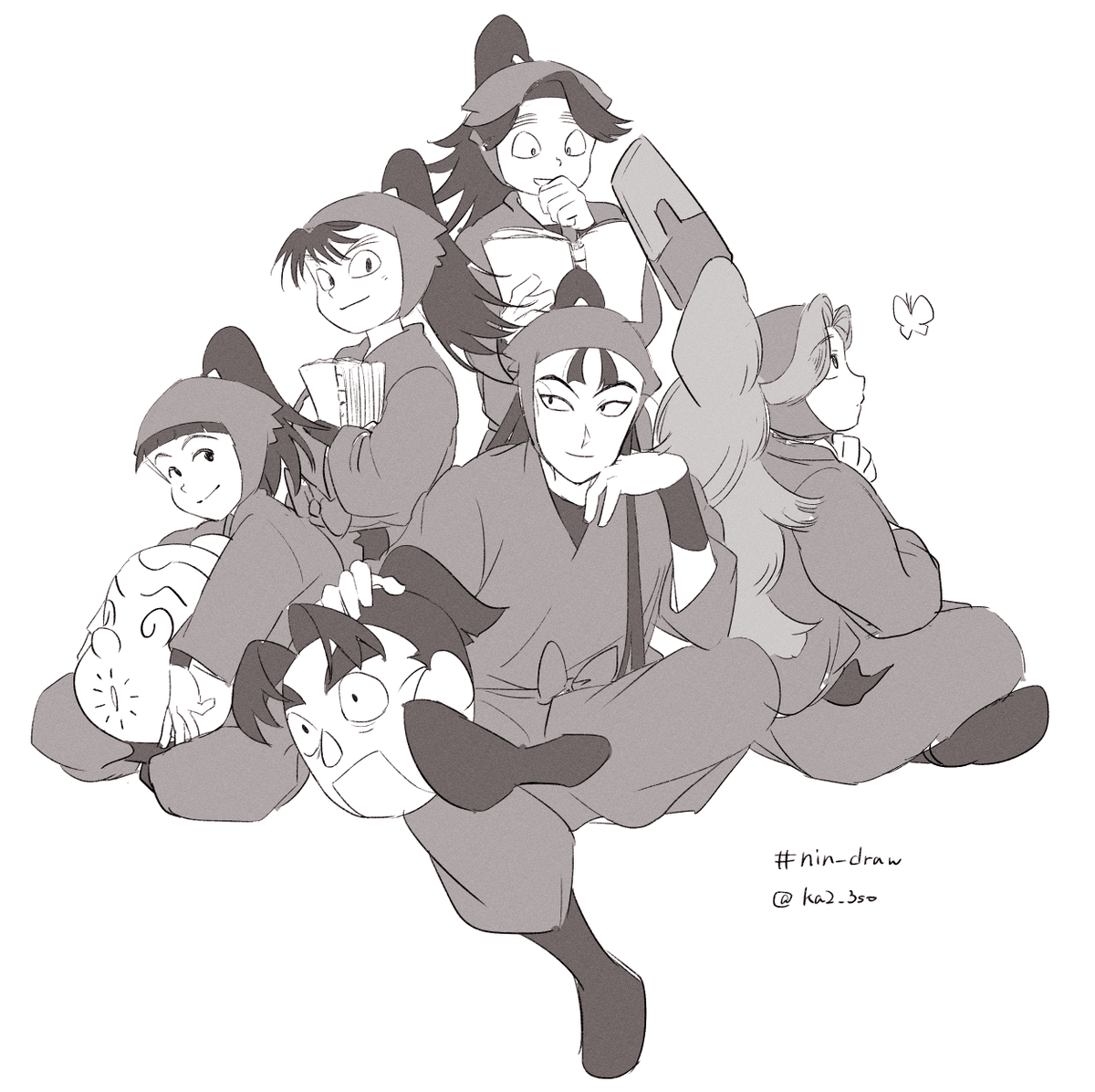 絵描きhiro C「サンターナ」 nin_draw