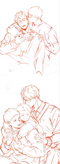 I am making some preparations for the collection of illustrations and have finished some drafts so far. I wish I could finish a story on kgym's birthday, but I've been so tired lately (I hate work)