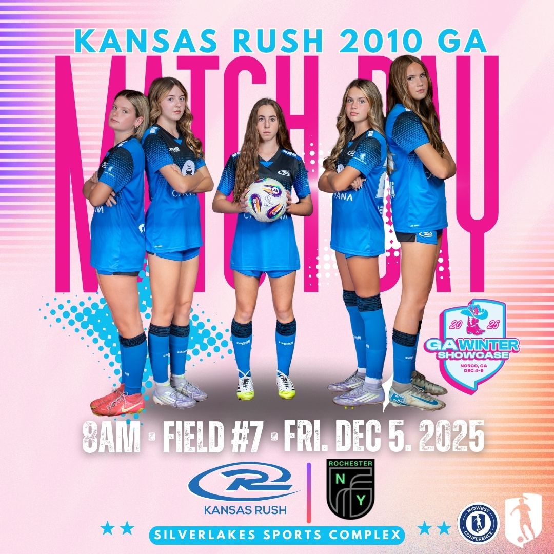 KSRush10GA's tweet image. GAME 3 • Final Match #GAWinterShowcase25
 Time to finish fierce! 💪

⏰9:35 AM  
🗓️DEC 7. 2025 
🆚@rnyfcyouth 2010 GA
📍Field 20 • SilverLakes Sports Complex

@GAcademyLeague @KSRGirlsAcademy @TopDrawerSoccer @TheSoccerWire @PrepSoccer @JREskilson @ImYouthSoccer @Smedley033…