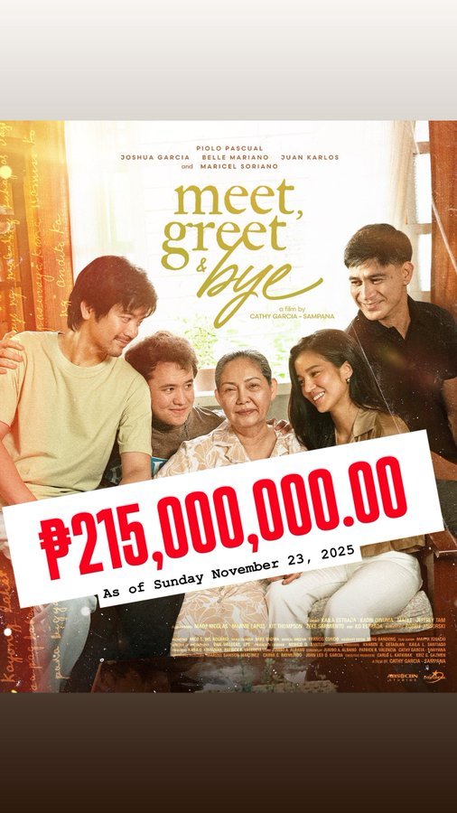 NATHAN266375's tweet photo. @thors021479 @liapatrick Paki-inform din po yang WALANG ALAM na nag-Tweet na sa Meet, Greet &amp; Bye na Highest Grossing Film ng 2025, kay Papa P ipinagkatiwala ng Star Cinema ang major role other than kay Ms. Maricel Soriano at hindi kahit sa kanino mang other A-List actors.
And HE DID NOT DISAPPOINT. https://t.co/XoAdlzQOSq