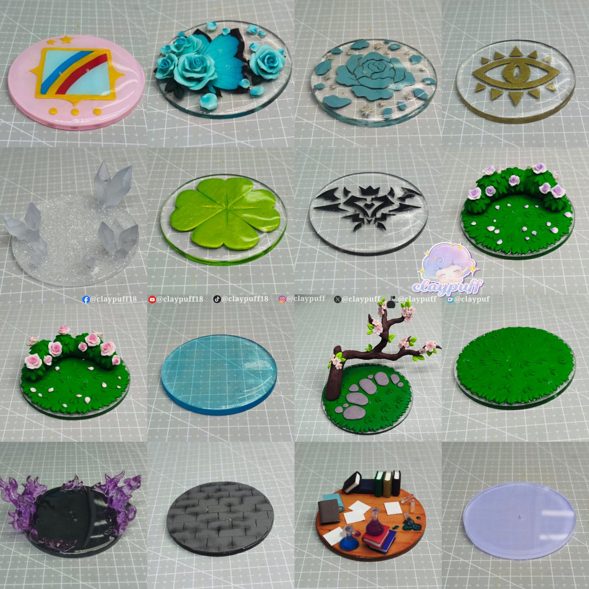 ClayPuff's tweet image. Done with  the creative bases for the chibi commissions. So happy to explore and learn with these different styles. Thank you for giving me the chance to make one. 

#chibi 
#commissions
#madetoorder