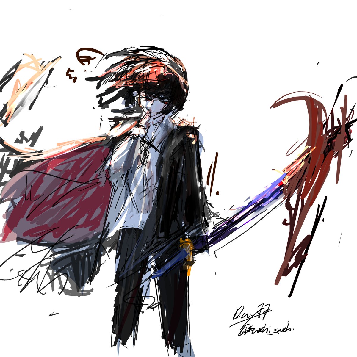 77/100
My pc monitor has broke, so drawing from my laptop hahaha
Ryoshu (Made with Magma 🔥)
#100DayChallenge #LimbusCompany