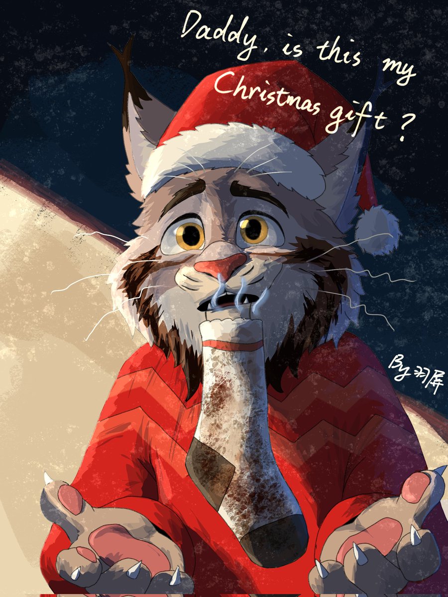 yyyuppping's tweet image. #Zootopia2 #Zootopia2fanart #pawbert #miltonlynxley  #PawbertLynxley #宝伯特
Daddy, is this my Christmas gift?