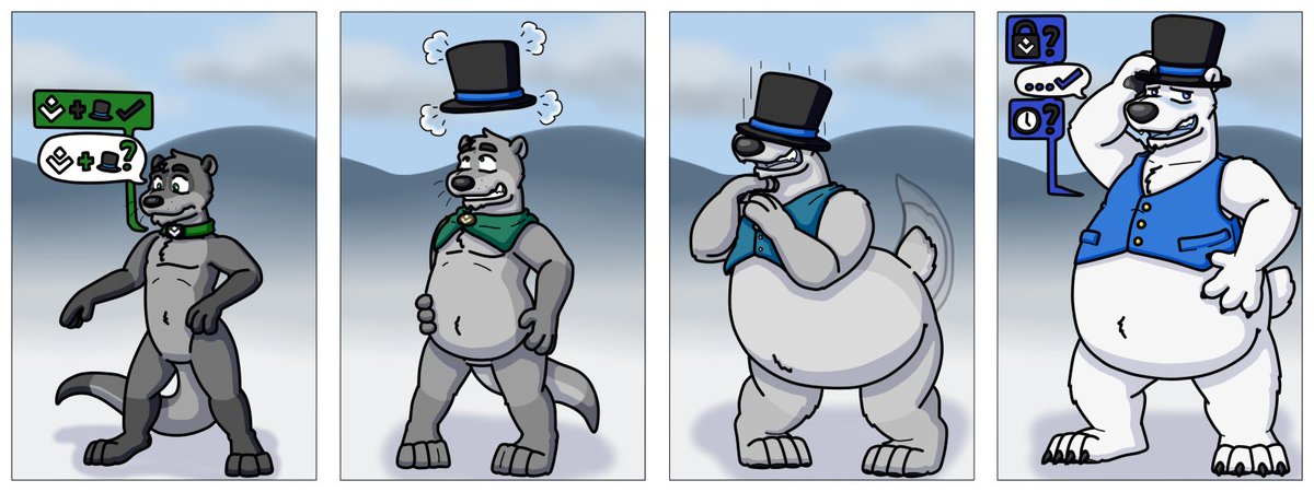 Weazel751's tweet image. You never know when the bear mood might strike.

Featuring @DatBlueYoshi's Norbert!