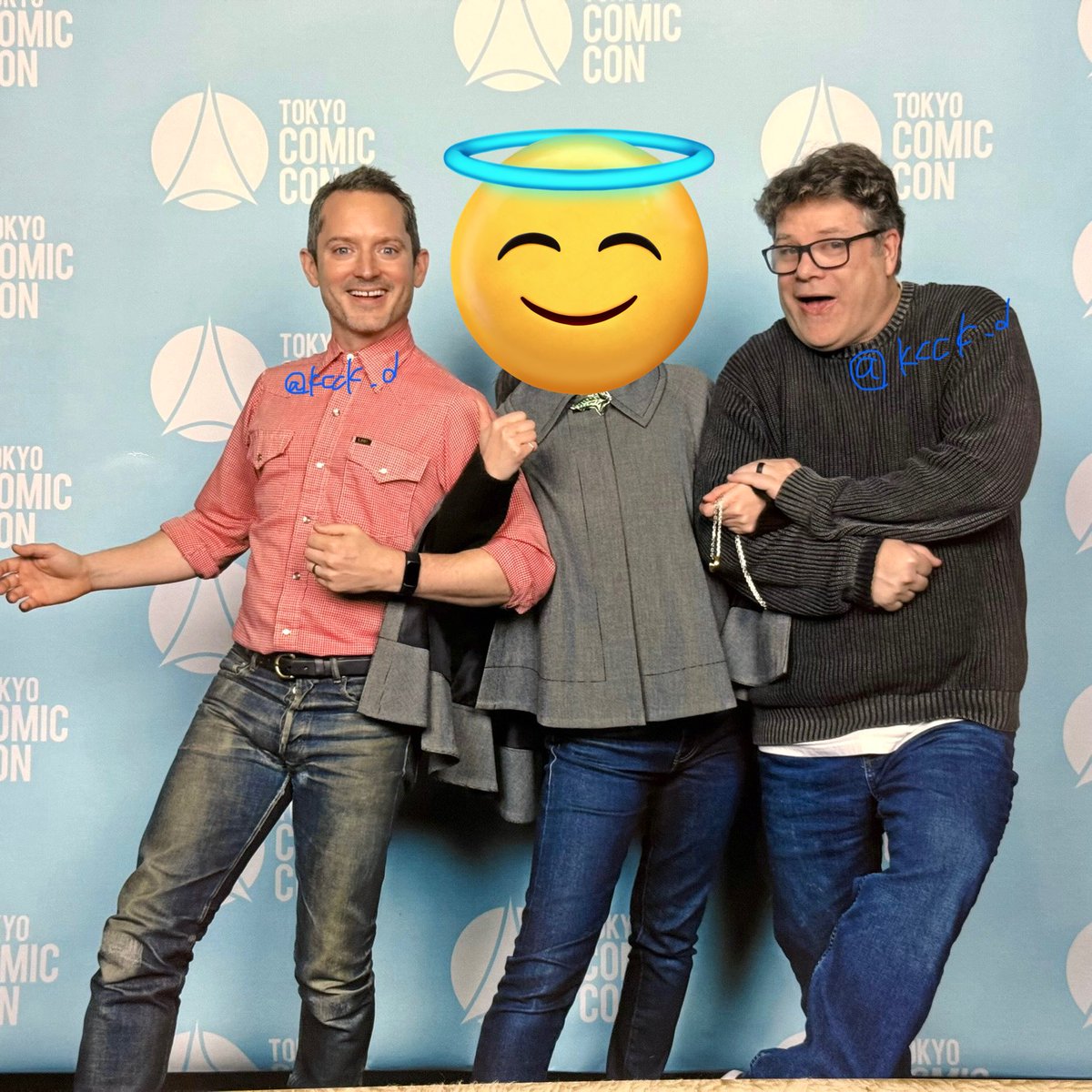 ふたりとも優しすぎて幸
ホビット達のパブでのダンスみたいな感じで撮っていただいた🥰
脚までポーズとってくれて優🥰一生元気もらえる癒し写真！
そして写るように引きで撮ってくれたカメラマンさんに幸あれ