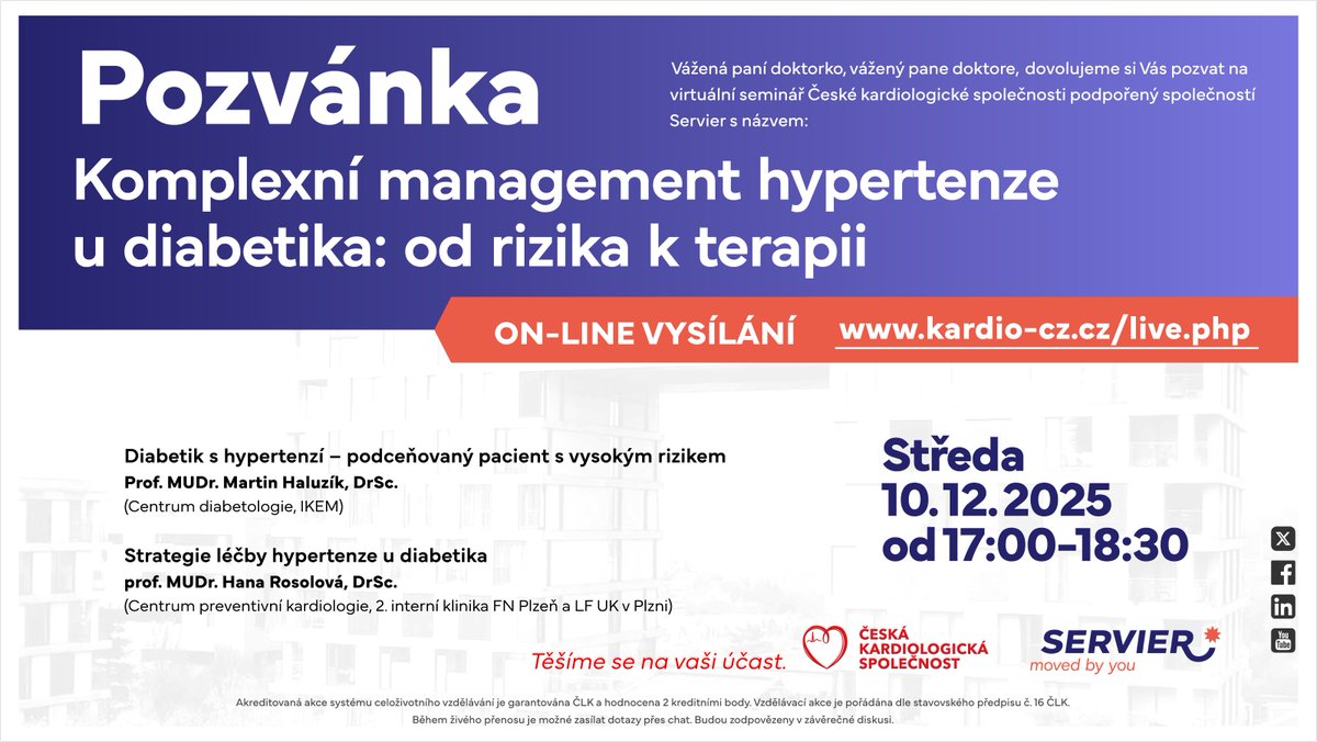 Czech Society of Cardiology tweet media