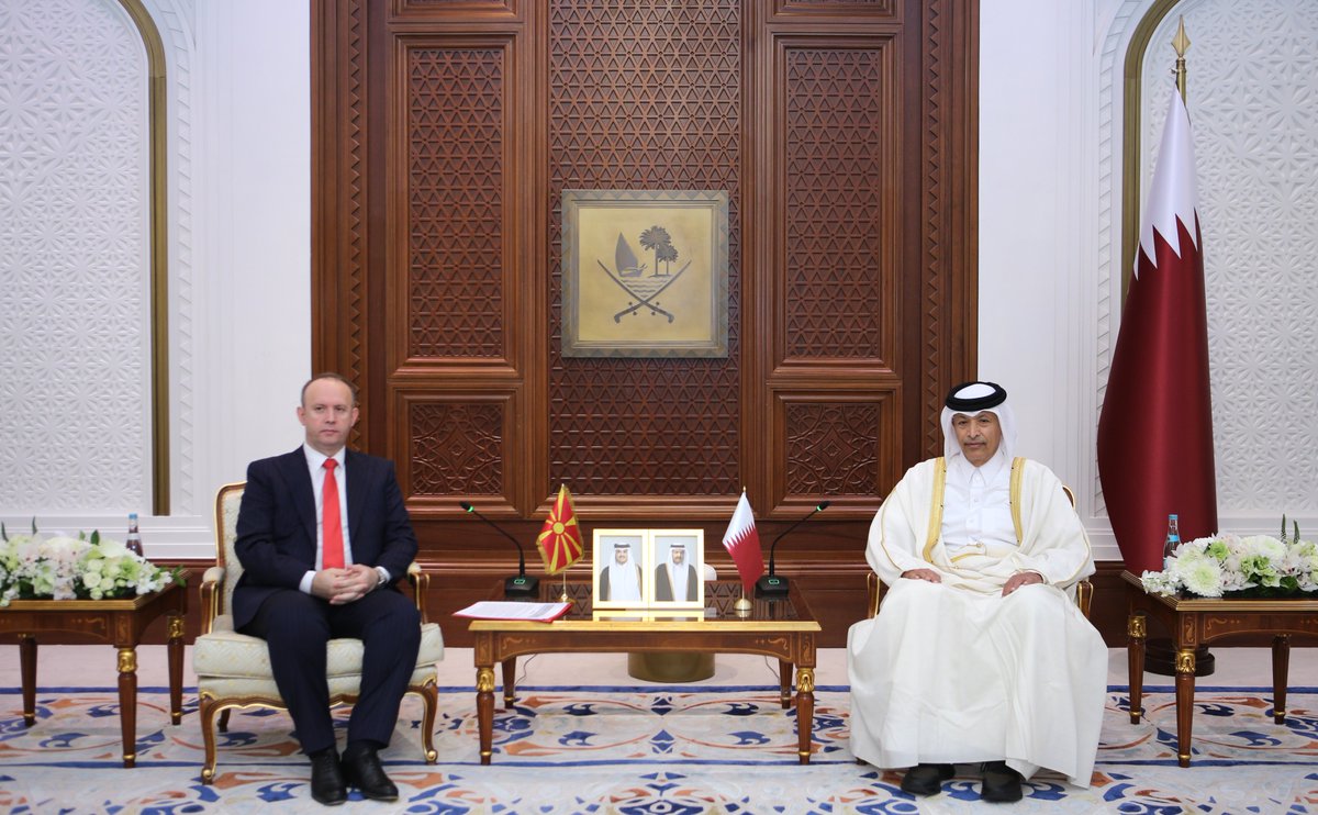 QNAEnglish's tweet image. Shura Council Speaker Holds Talks with North #Macedonia Speaker and French Senate Delegation
#QNA #Qatar #France 
bit.ly/3MoqT1s
