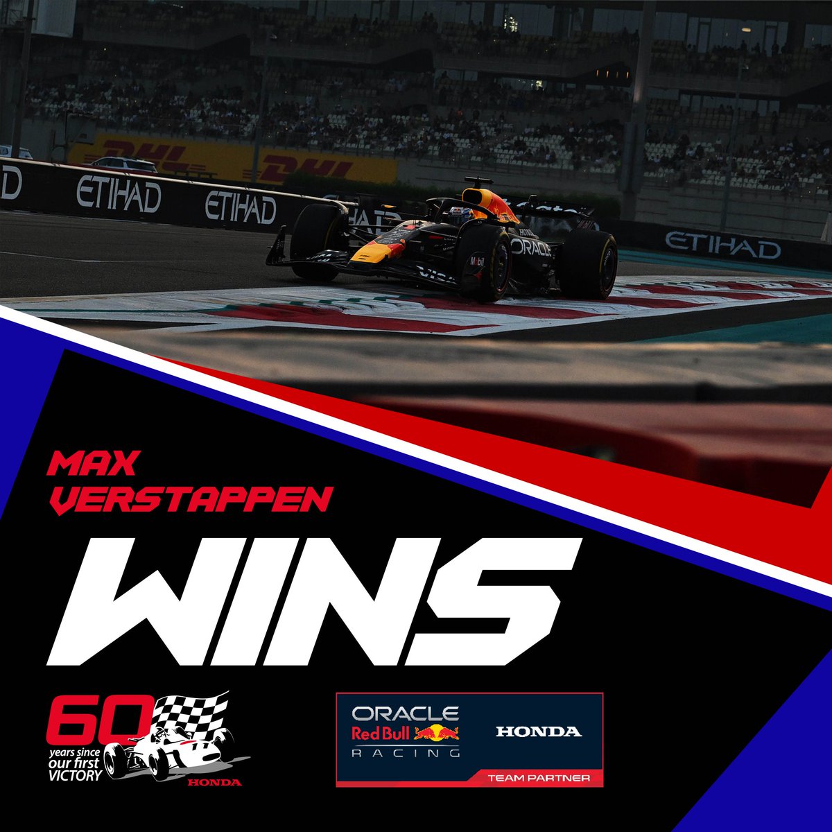 A victory in Abu Dhabi for <a href="/Max33Verstappen/">Max Verstappen</a> and a fitting finale to an incredible Honda journey!  🏆🫶 

#Honda #F1 #AbuDhabiGP