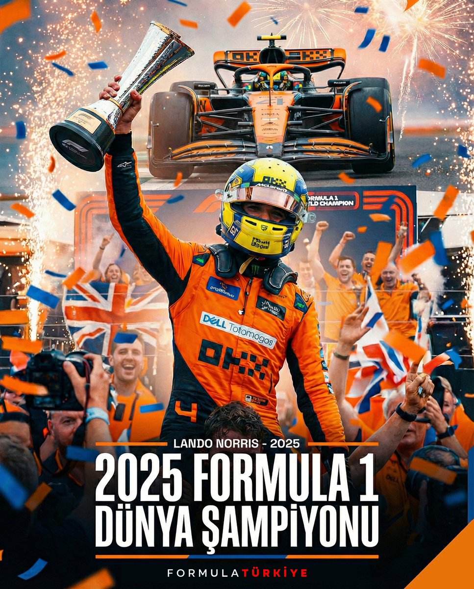 🏆 2025 FORMULA 1 DÜNYA ŞAMPİYONU LANDO NORRIS! 🏆