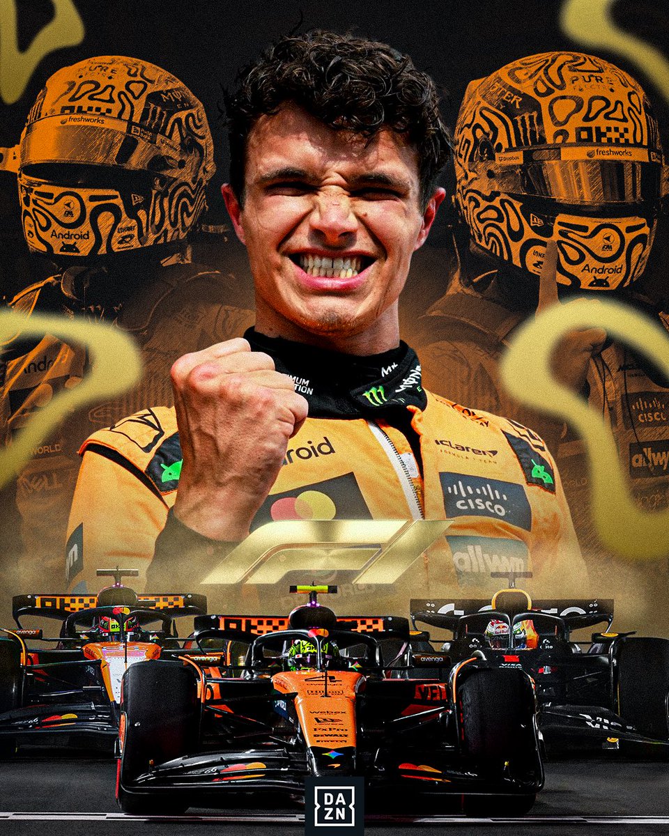 DAZN_ES's tweet image. LANDO NORRIS ES EL NUEVO CAMPEÓN DEL MUNDO DE F1 🇬🇧🏆

El piloto de McLaren se convierte en el 35º campeón de la historia 🏎️

#AbuDabiDAZNF1 🇦🇪