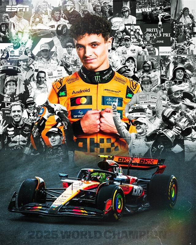ShanxiDaily's tweet photo. Congrats! Lando Norris is your 2025 FIA Formula One World Champion 👏
@F1 #F1 #AbuDhabiGP #norri https://t.co/TEXfdoamP3