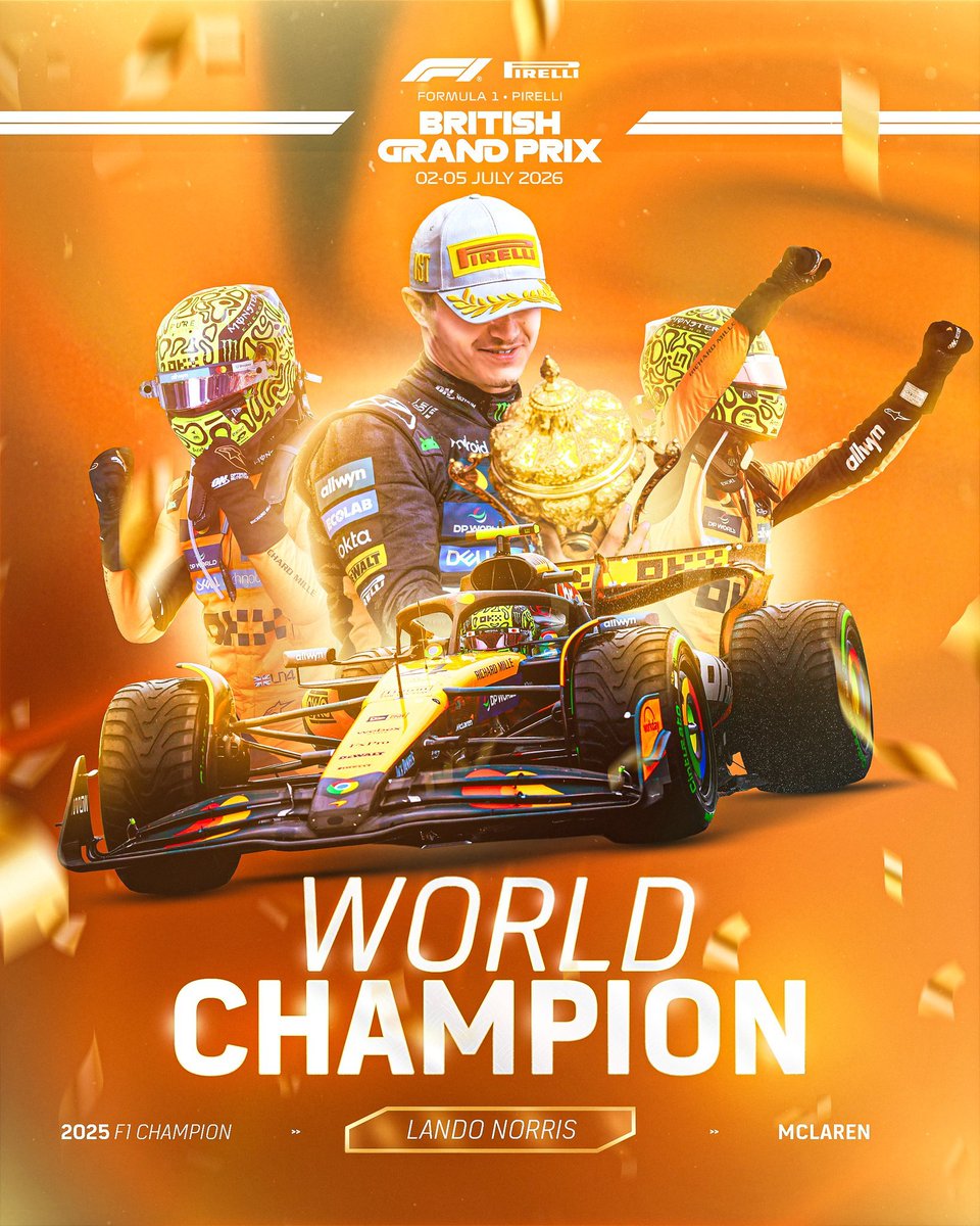 ShanxiDaily's tweet photo. Congrats! Lando Norris is your 2025 FIA Formula One World Champion 👏
@F1 #F1 #AbuDhabiGP #norri https://t.co/TEXfdoamP3
