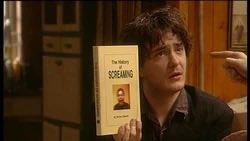 Did you ever flesh out any content for The History of Screaming <a href="/glinner/">Graham Linehan</a>, or was it just a prop? I always thought it would make a fantastic Christmas gift, if only it existed. 
Can you perhaps write us the foreword and grok can handle the rest?