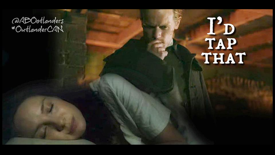 OutlandishScot's tweet photo. Today’s first #Outlander Miscellaneous E503 rerun is from @ABOotlanders #OutlanderCAN; @SamHeughan @caitrionambalfe https://t.co/gbH0mSjapl