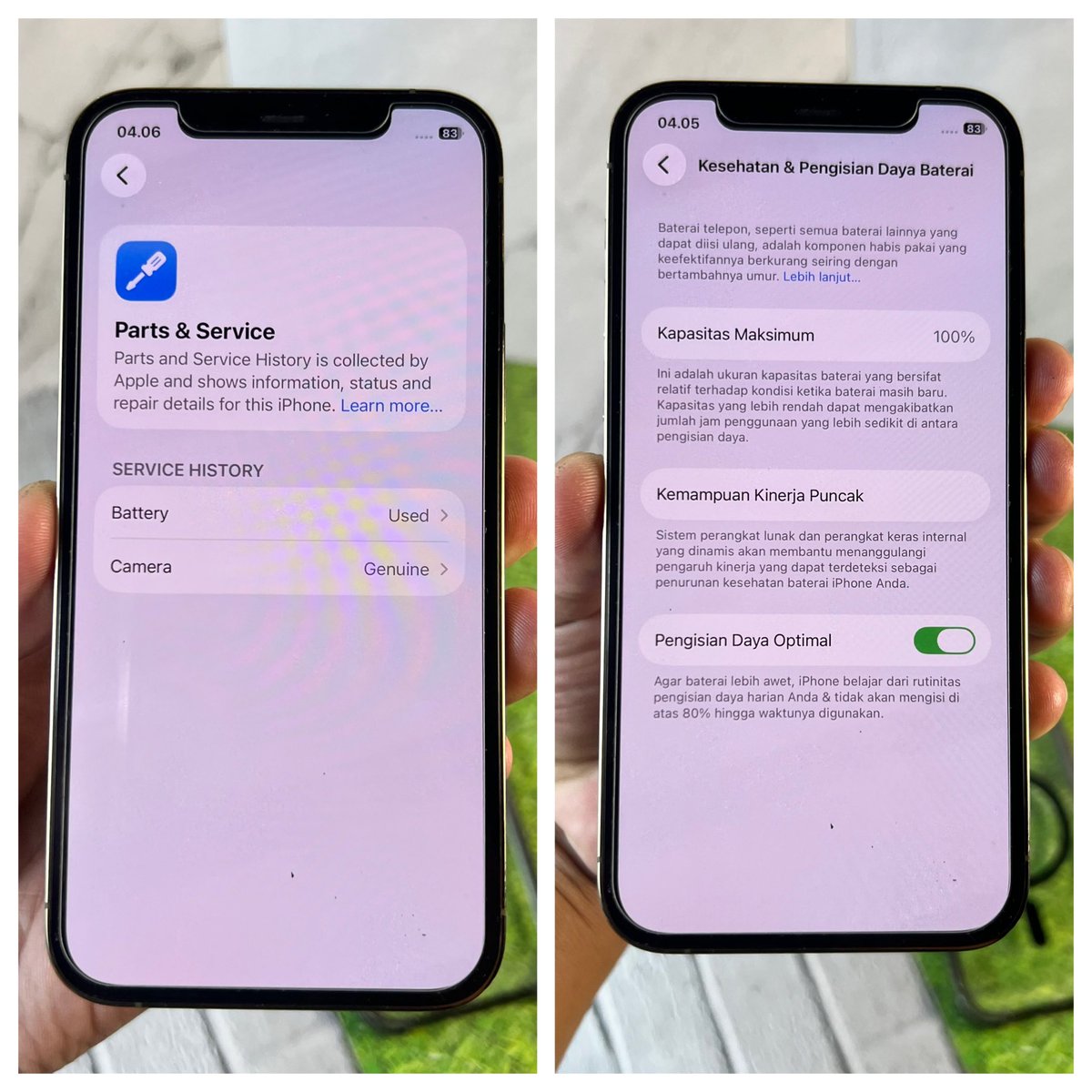 ramus_onos's tweet photo. wts lfb iphone 12 pro ex inter Beacukai Imei permanent
•blue titanium
•⁠512 gb
•BH ⁠>100% baru ganti baterai
•⁠no issues
•⁠Kelengkapan Fullset cod Jaktim, Jaksel dm or rep if u interested !
#zonauang
#zonajajan
#wts https://t.co/UfdQrbzNJD