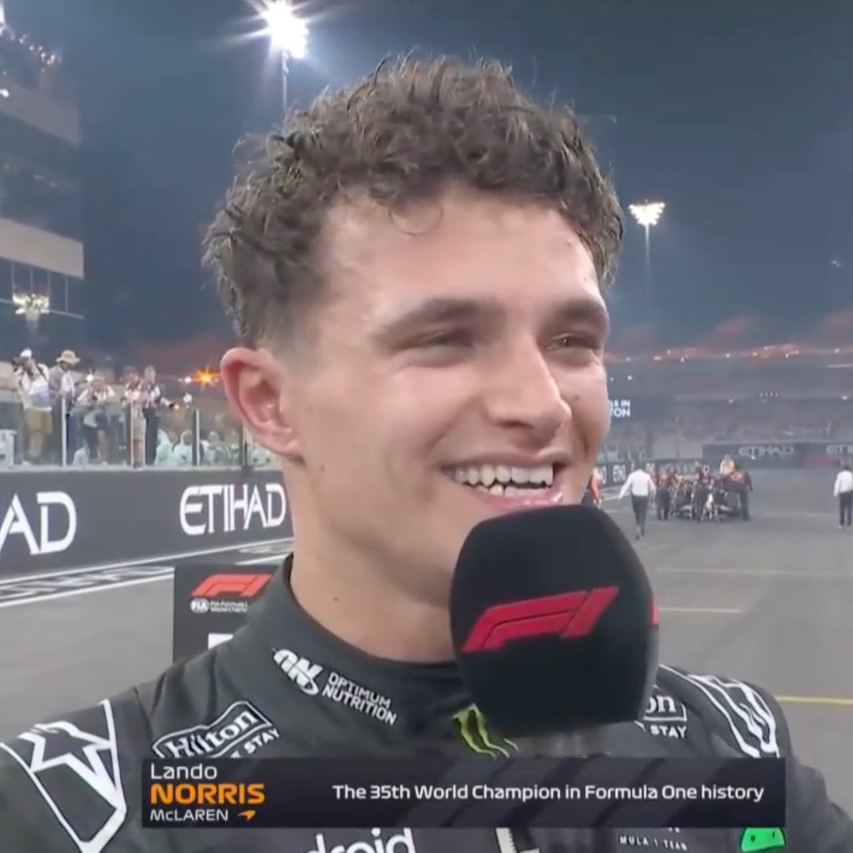 Motorsport's tweet photo. Lando Norris is CHAMPION OF THE WORLD. https://t.co/EAjsCLgi9P