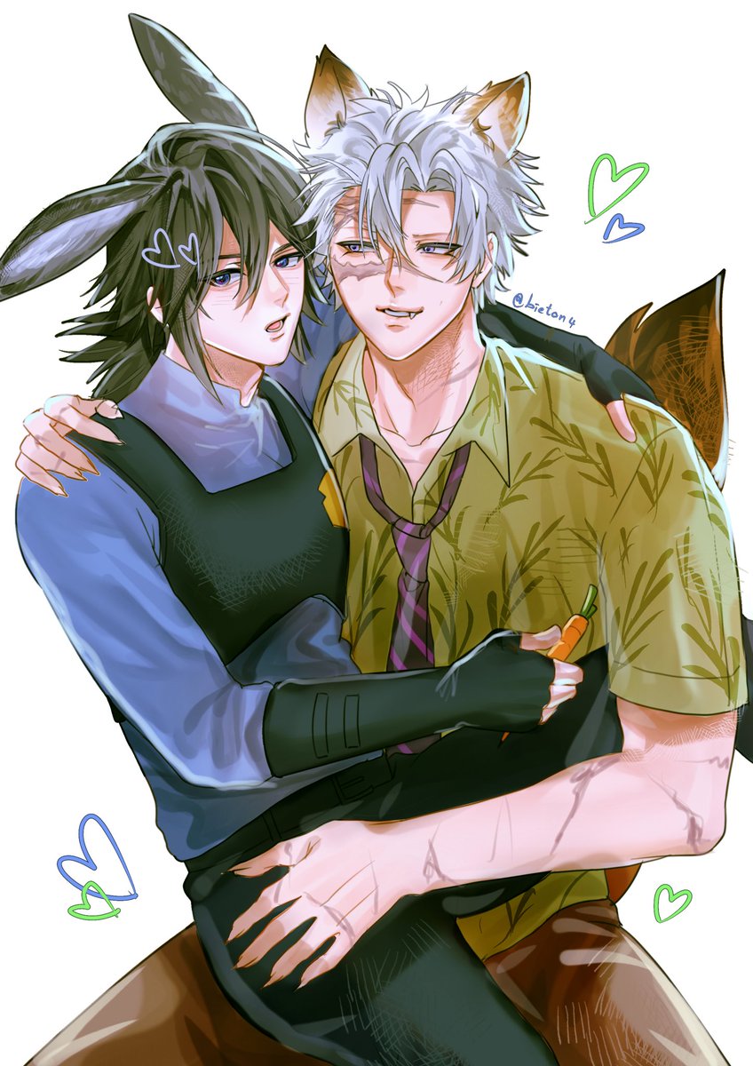 Sly fox, dumb bunny 🦊🐰
 #ซาเนกิยู #sanegiyuu