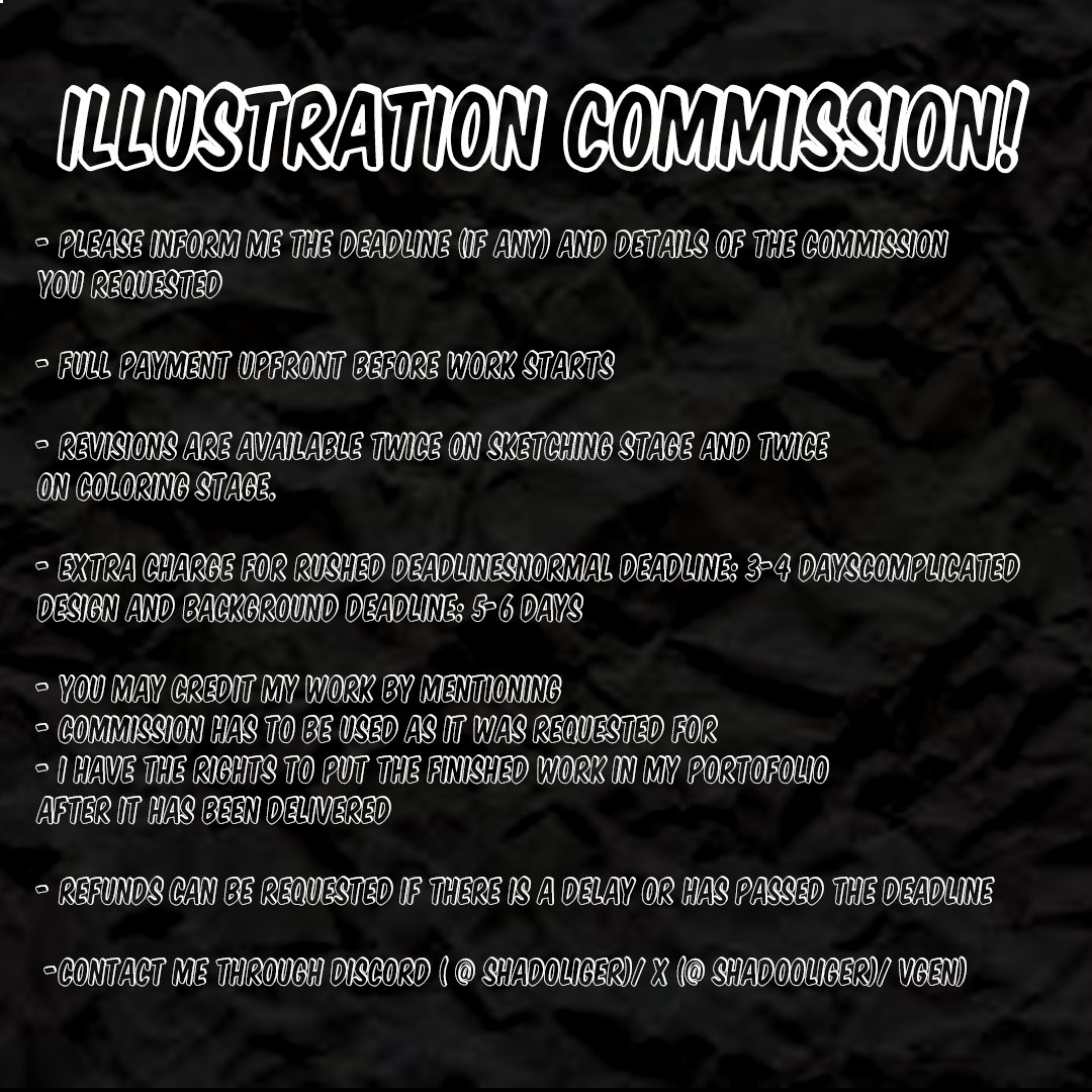 Shadoo Liger, VGEN COMMS OPEN! tweet media