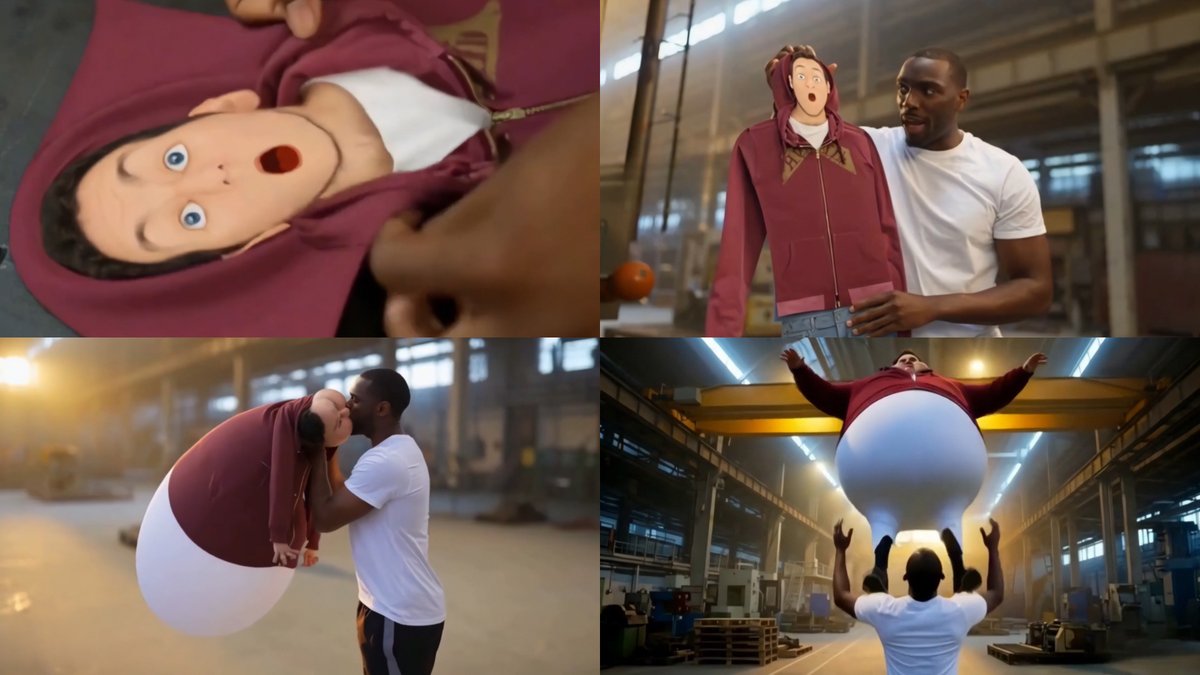 Looney Boys Flattened by Press (Inflated)   Full Video here:  patreon.com/posts/145281822