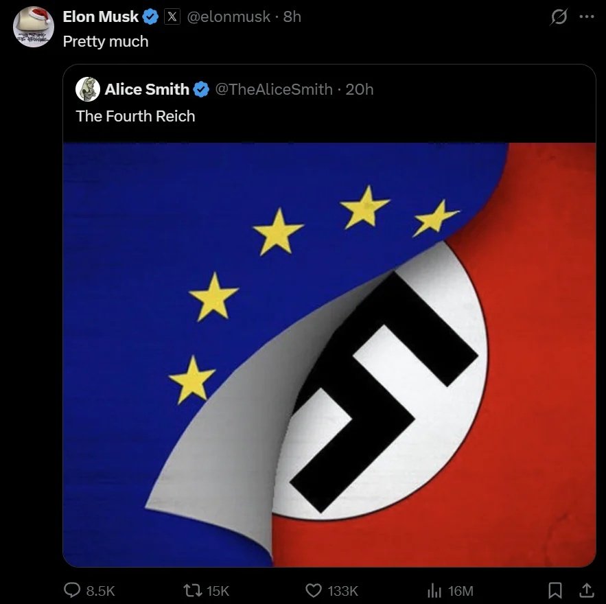 Well, damn.

Does this mean Elon Musk is pro-EU now?