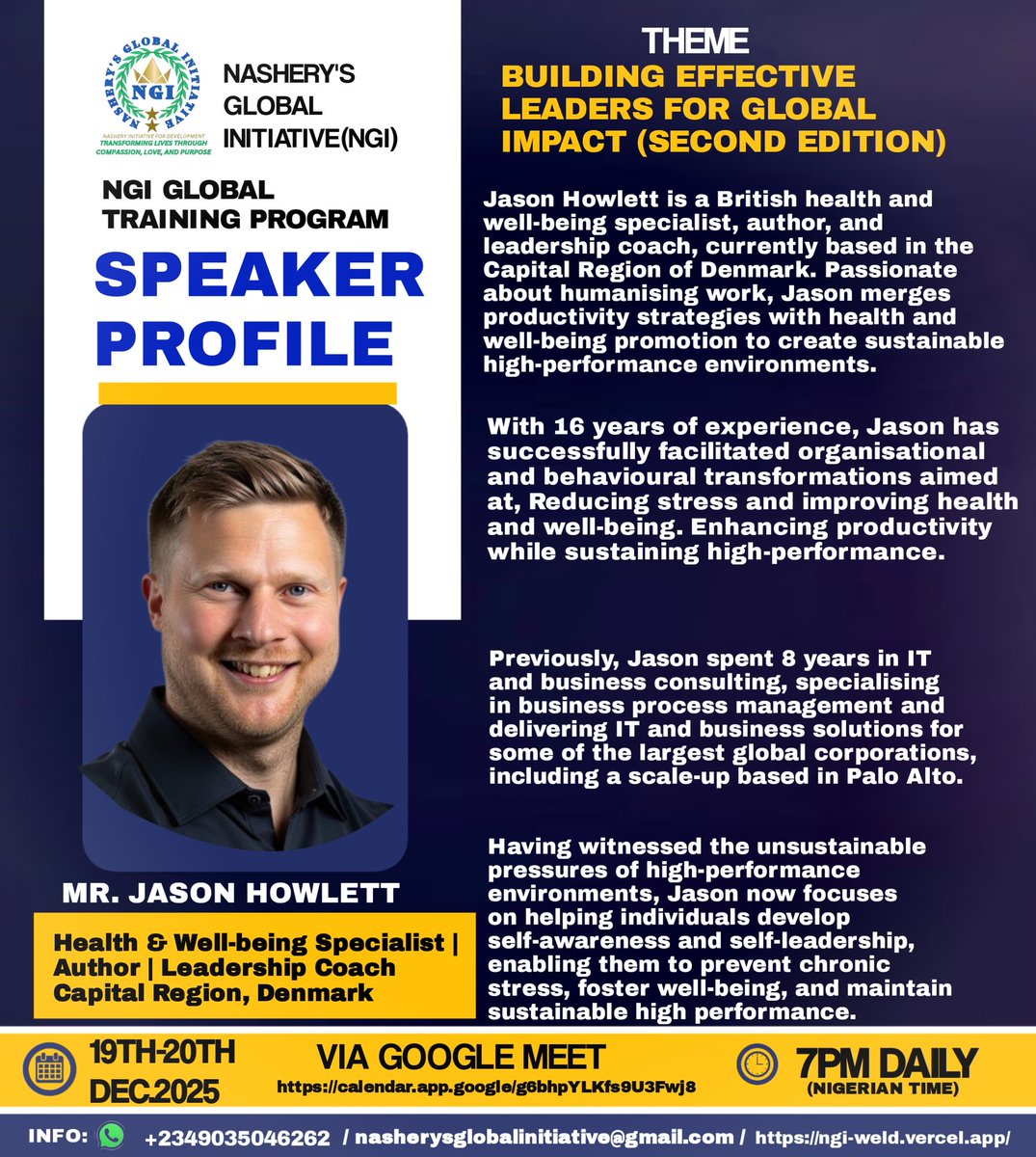 Nashery's Global Initiative (NGI) (@nasheryngi) on Twitter photo 