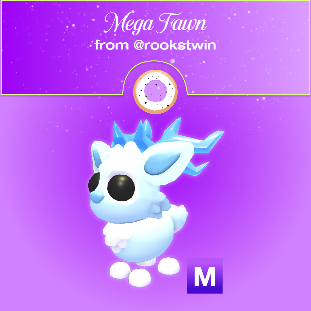 ✶ DAY 13

Today's gift is a Mega Neon Fawn, given away by <a href="/rookstwin/">leah</a>. Like, retweet, tag a friend and follow us to get a chance to obtain this prize! #AdoptMeGiveaway