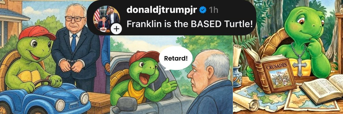 BlinkOnChain's tweet image. "$FRANKLIN is the based turtle" - .@DonaldJTrumpJr 

Why I think $FRANKLIN on USD1 can flip the pump fun version and then break the ceiling.

It's the OG and was created a day before the pump.fun franklin

Bigger liquidity pool / no price impact for whales.

Safer…