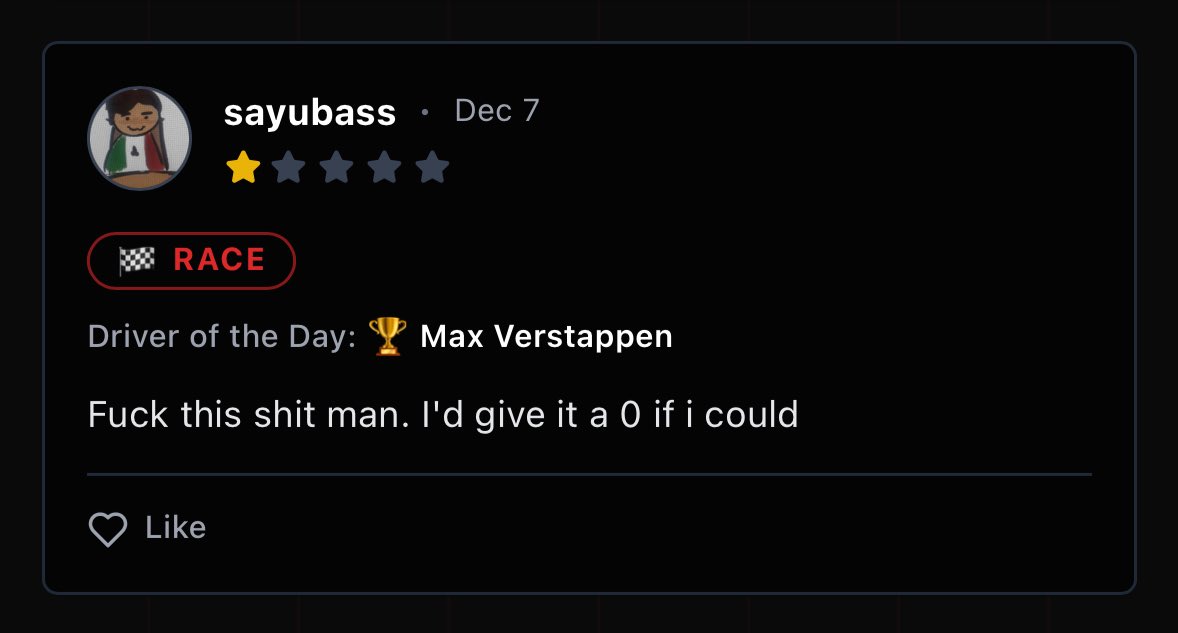 The BoxBoxd page is officially the ultimate crash out area!
