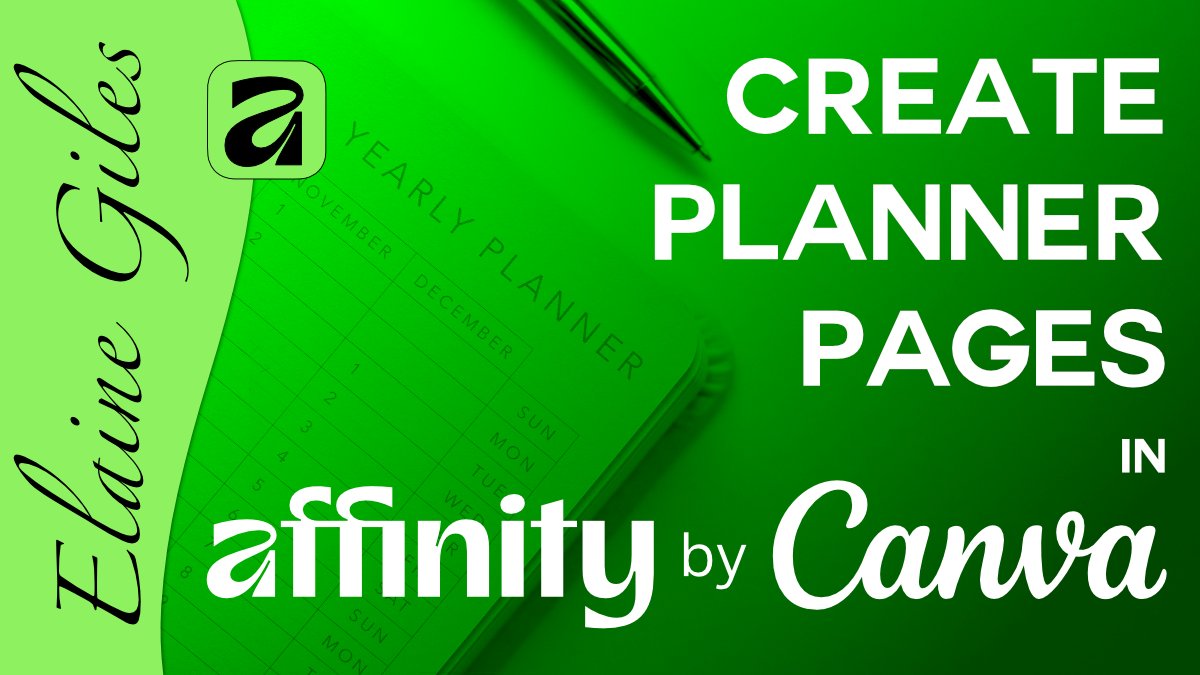 Come and join us LIVE right now!

Create Planner Pages in Affinity by Canva

youtu.be/bFDK27dKZ9Q

#AffinityByCanva #Affinity3 #printables #plannerpages
