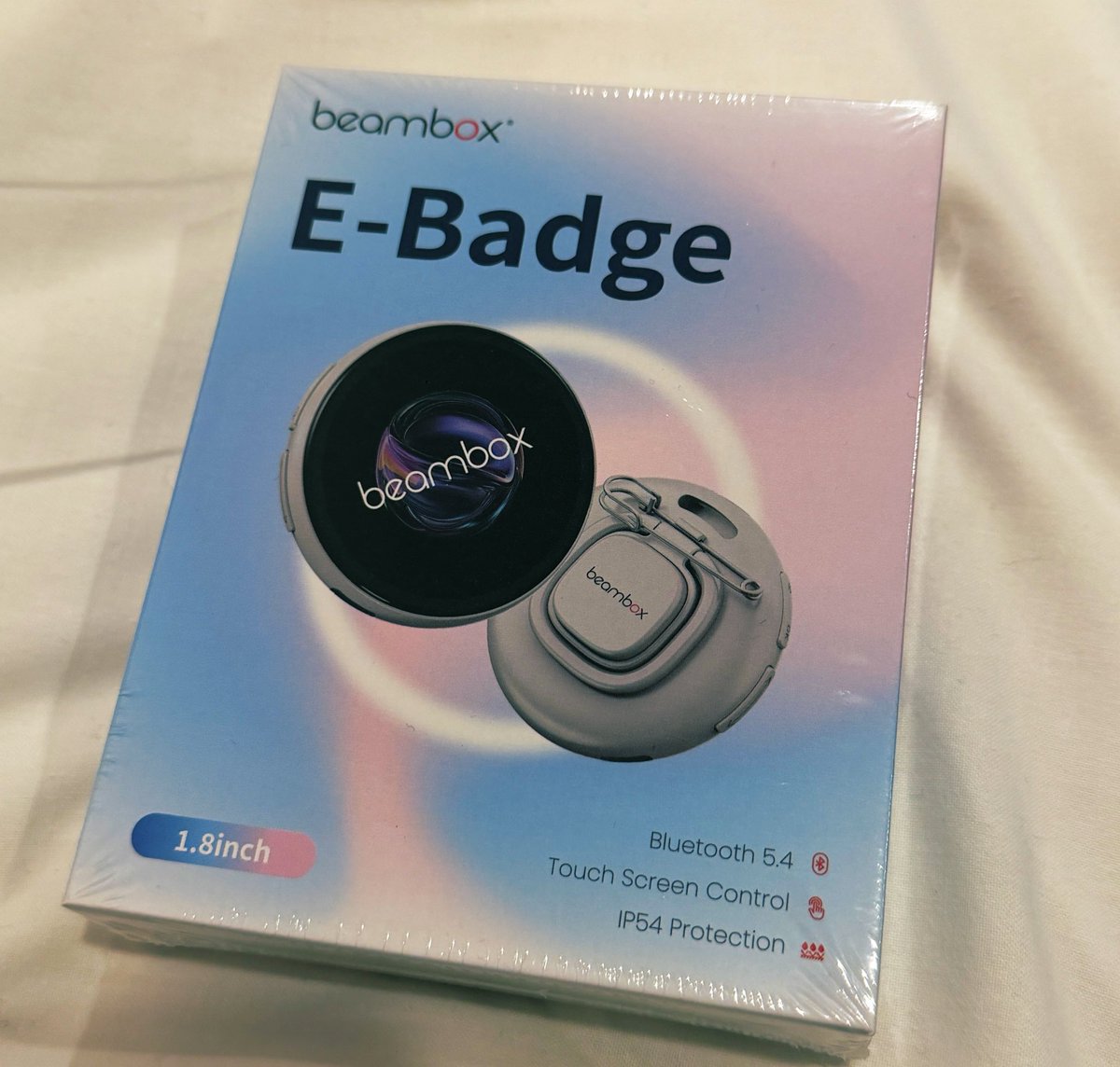 電子缶バッジなるものを購入してみた これから色んなところで使い倒し