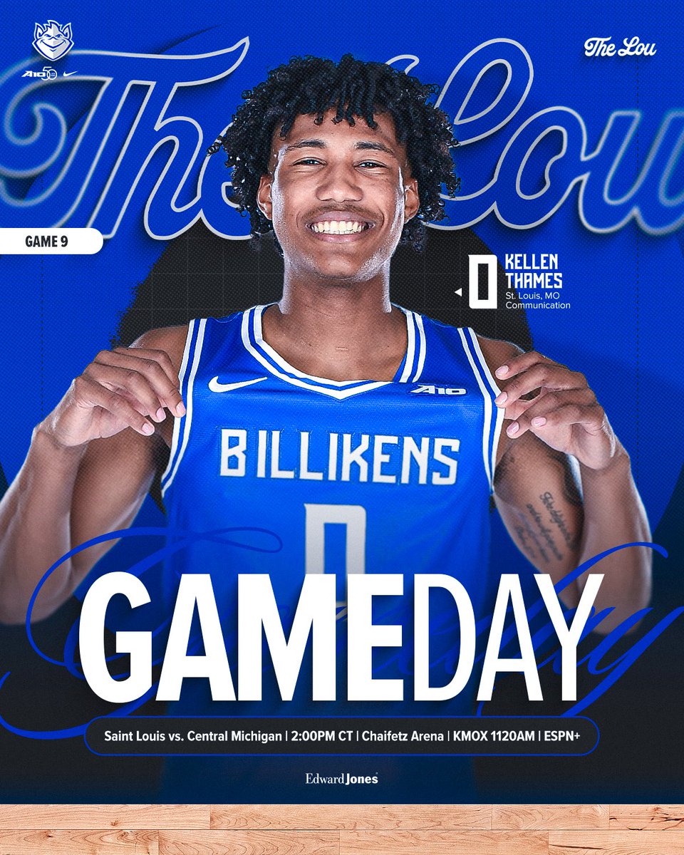 G A M E D A Y !

🆚 <a href="/CMUMensBBall/">CMU Men's Basketball</a> 
⏰ 2:00PM CT
📍 <a href="/ChaifetzArena/">Chaifetz Arena</a> 
📺 ESPN +
🎙️ <a href="/KMOXSports/">KMOX Sports</a> 

#RollBills