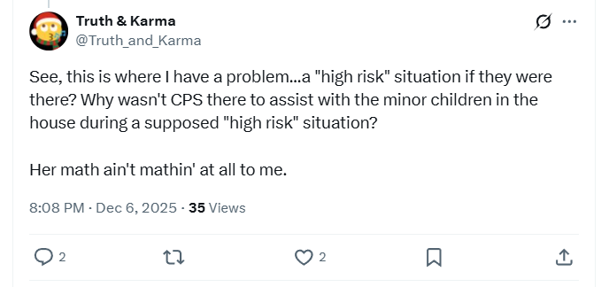 Stop acing like you give a shit about her kids meanwhile you support people who incite danger to their family.