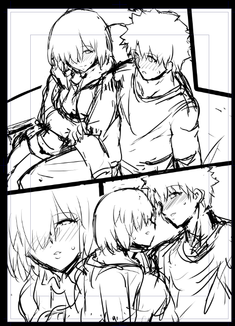 あたい赤畜、この期に及んでスケベ導入ページまるっと書き直してるアホの子! 