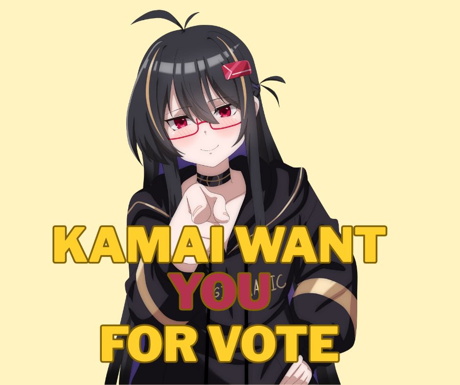 โหวตคาไมวีหน้าใหม่2025 
โหวตคาไม กรรมกรไอทีผู้นี้มุดตู้อยู่กับคุณ
โหวตคาไม อยู่โอที กรีดร้องพร้อมคุณ

คาไมจะสู้ในออฟฟิศ
คาไมจะสู้ในห้องเซิฟ
คาไมจะไม่ยอมแพ้

โหวตคาไมได้ ที่
facebook.com/share/p/17o2yD…

ใครโหวตแล้ว กดรีเพื่อ คาไม!! ☕️