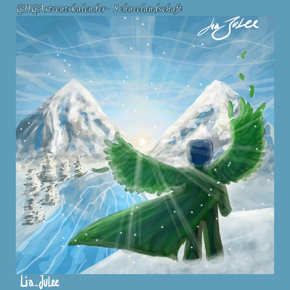 #GHGArtventskalender- 07.12. - Schneelandschaft 
Ich bin komplett verliebt in diese Stimmung vom Bild bin sehr stolz auf das Bild
#BastiGHG #BastiGHGfanart <a href="/kompetenzGHG/">BastiGHG</a>