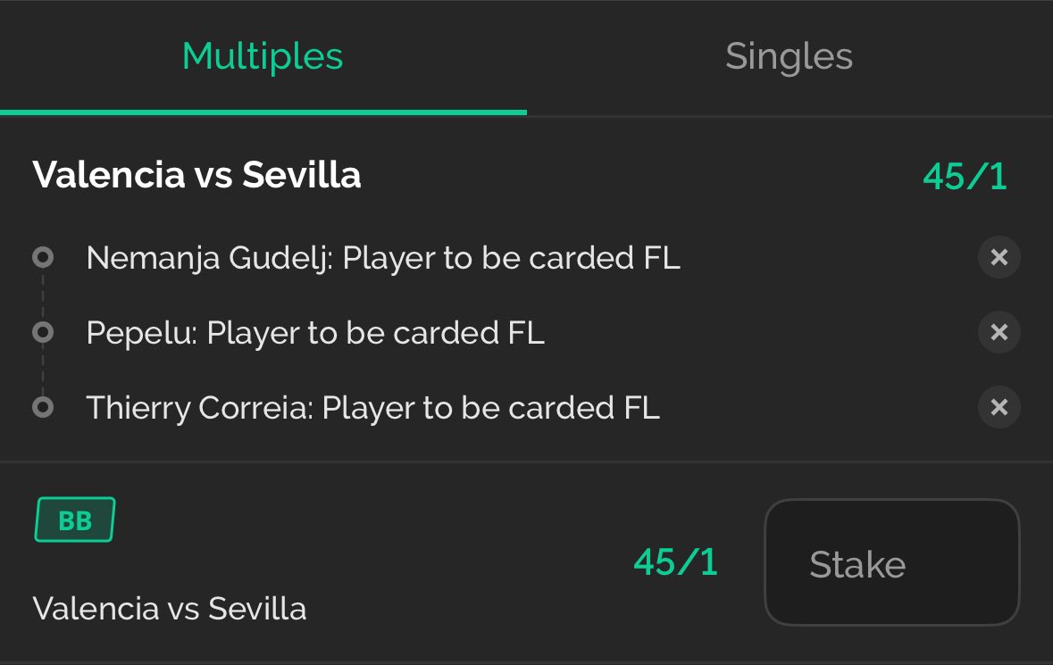 bettingvillage's tweet photo. Valencia v Sevilla 🟡🔴

18+ gambleaware https://t.co/fkN4toOVel