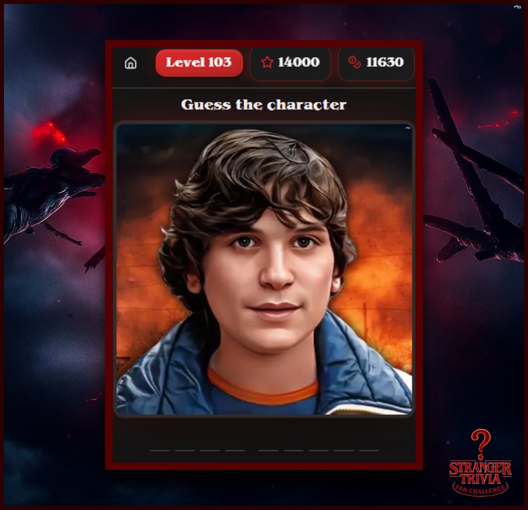 Stranger Trivia: Fan Challenge (@StrangerTrivias) / Posts / X