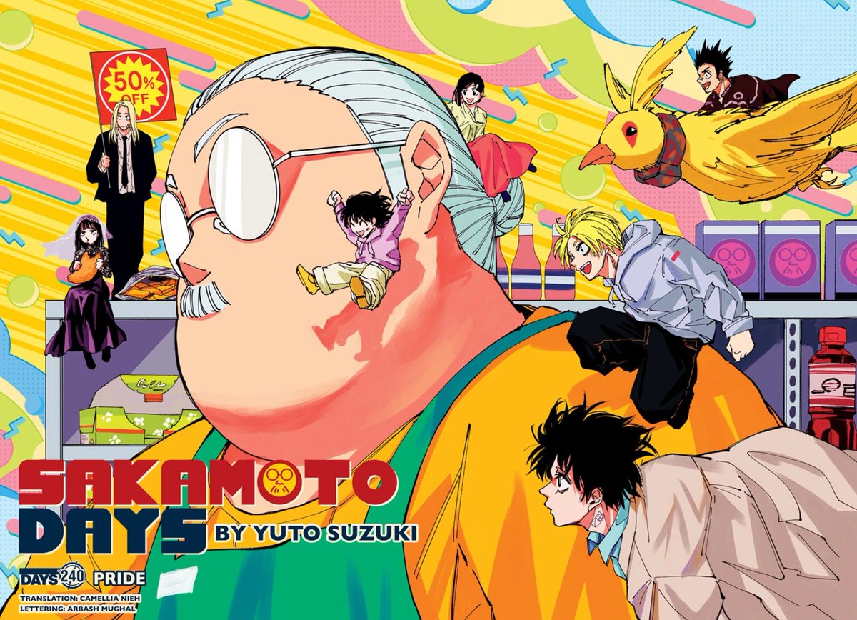 NEW COLOR SPREAD FOR SAKAMOTO DAYS’ 5TH ANNIVERSARY!