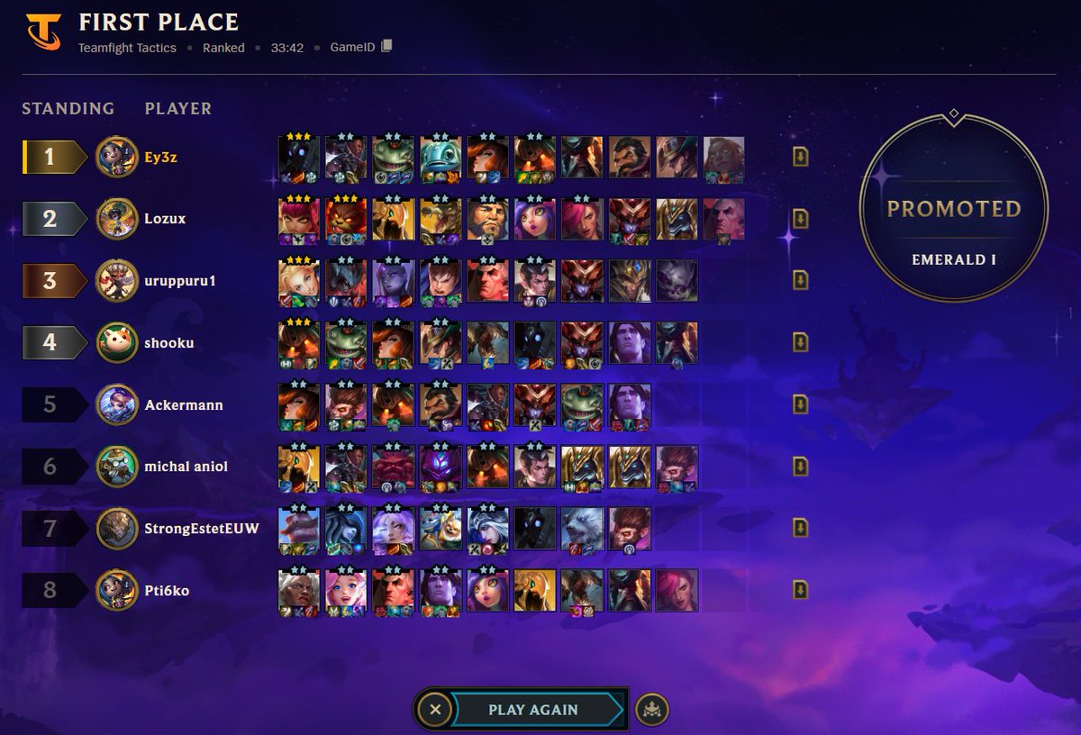 Mis partidas medias: