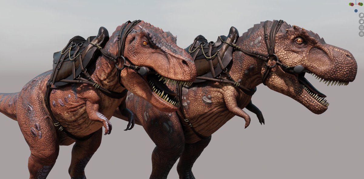 I also upgraded the pre TLC Rex model to match the quality. Which looks better?

#arksurvivalevolved