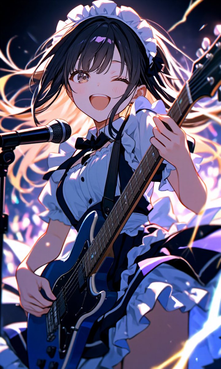 ミュージック・スタート(*´○`)o¶~~♪ メイドさん なんとなく歌って