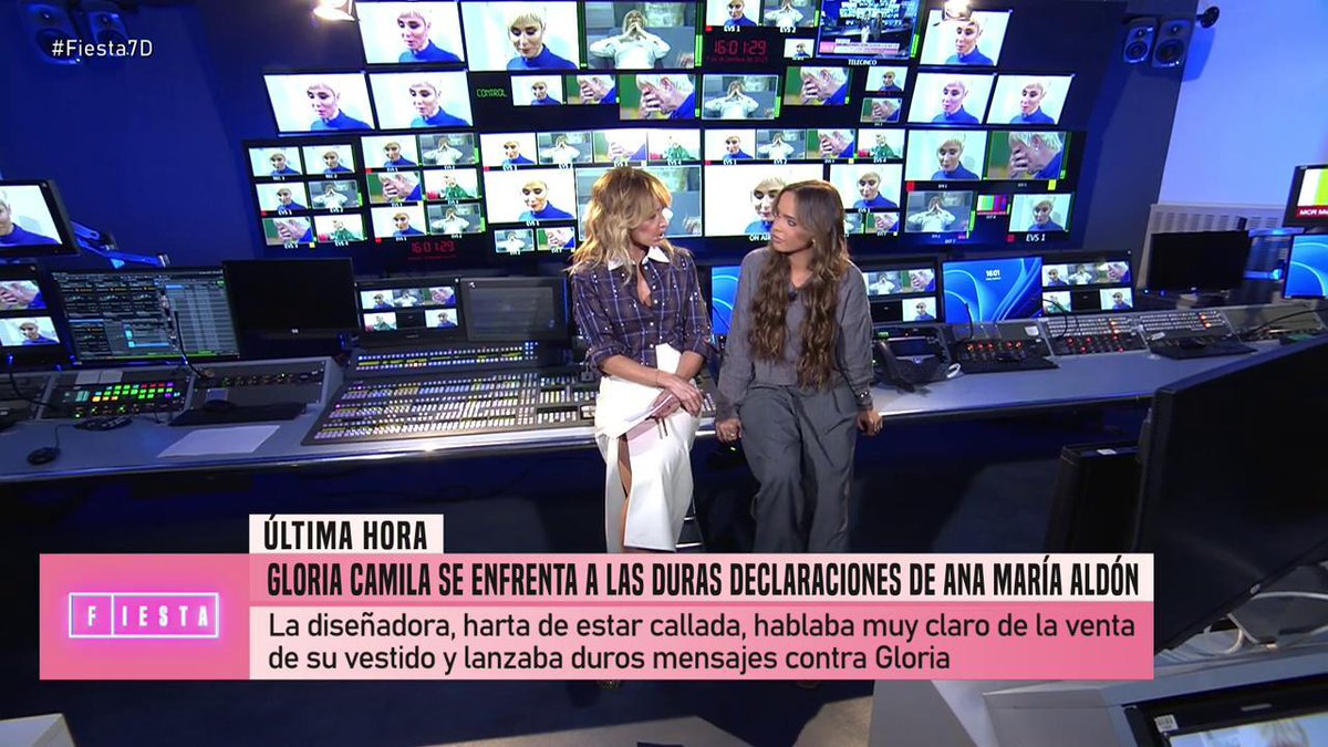 Gloria Camila se enfrenta a las palabras de ayer de Ana María Aldón

🔵 Arranca #Fiesta7D con <a href="/EmmaGarciaWeb/">Emma García Web</a> en <a href="/telecincoes/">Telecinco</a> mdia.st/directo5