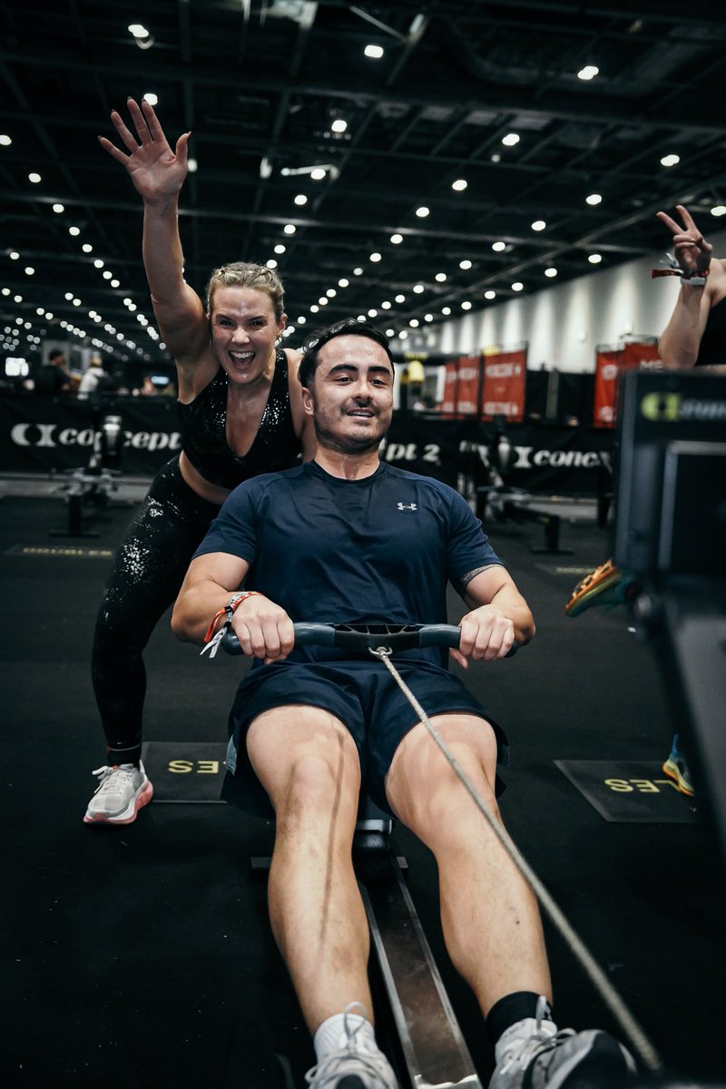 challengesophie's tweet photo. Drank the Hyrox coolade… it’s intense! I’m happy I’ve done it, good challenge and I had fun! From this point onwards the only PB I care about is how much fun I’m having 🤪 #hyrox https://t.co/RpfkCkOrE1