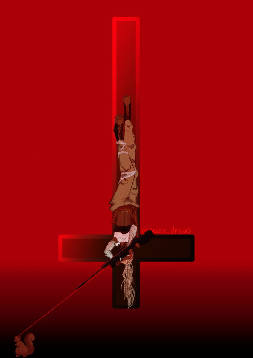 Kassy_draws's tweet photo. A @beamom pede, eu faço!

(Com atraso? sim! Mais faço!)

Toma a Kemi crucificada ao contrário, mirando num esquilo!

#HEXATOMBE #kemi #OrdemParanormal https://t.co/ZEOuaK5RcO